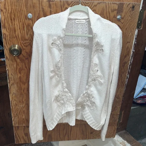 Anthropologie Cream Women's Sweater - Picture 1 of 5